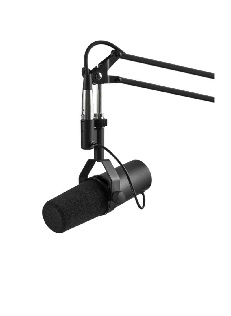 Microphone - Vocal Dynamic Studio Mic for Broadcast, Podcast, Recording, Gaming & Streaming, XLR, Rugged Construction, Detachable Windscreen, Smooth Sound, Warm Vocals, Wide-Range Frequency S, M, 7, B Black - Image 5